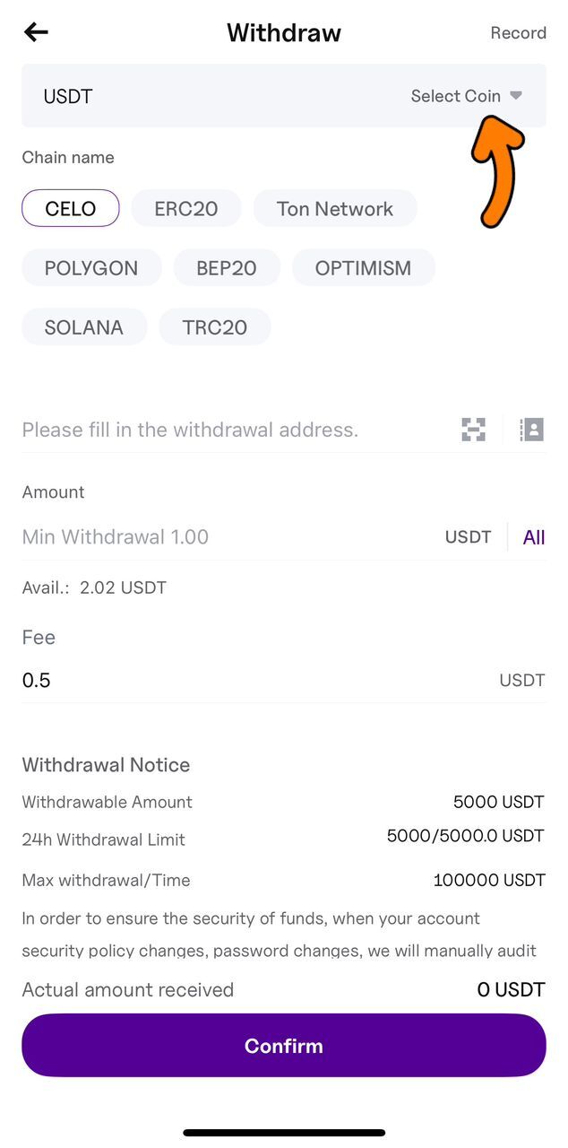 How to withdraw BTC and other crypto – Quidax