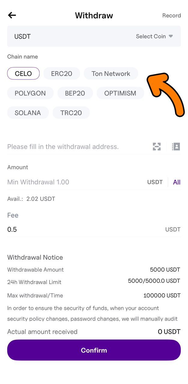 How to withdraw BTC and other crypto – Quidax